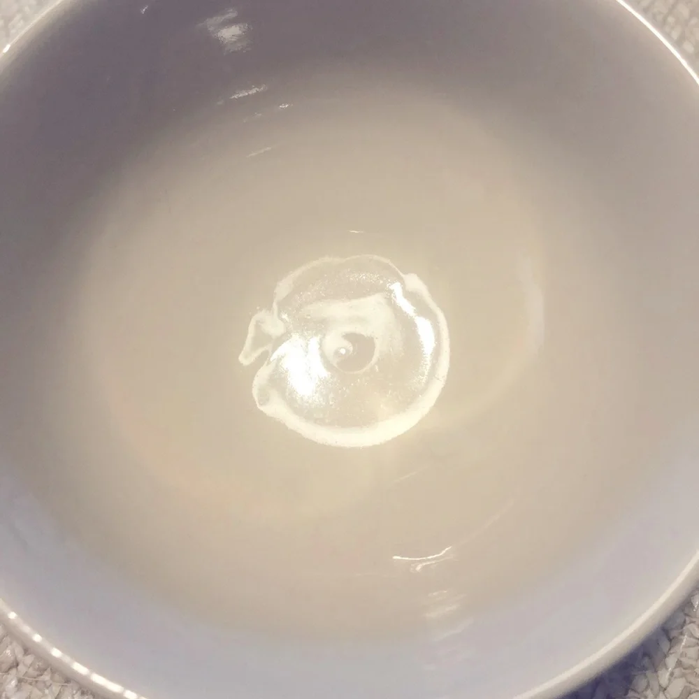 Vintage Dutch Blue and Cream Dish Bowl